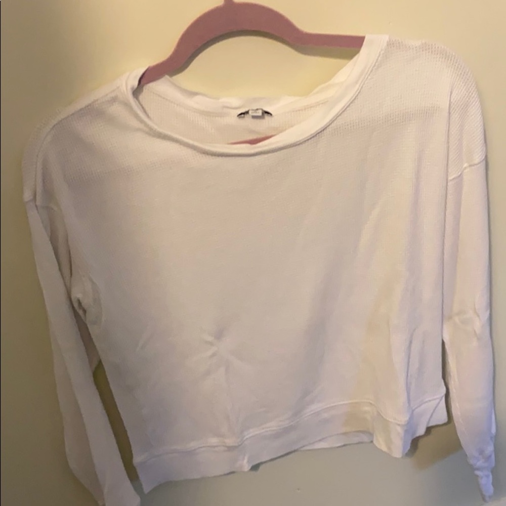 Splendid waffle knit top